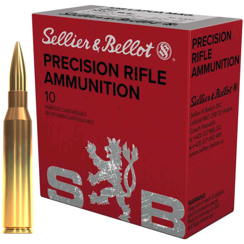 Патрон Sellier & Bellot кал. 338 Lapua Mag куля HPBT, маса 19.4 гр/300 гран фото