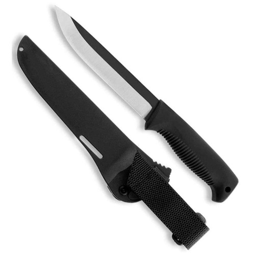 Нож Peltonen M95 Ranger Knife Black Handle (uncoated, composite) фото 5