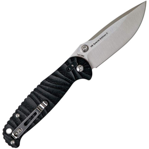 Нож Real Steel H6 Grooved Black (7785) фото 2