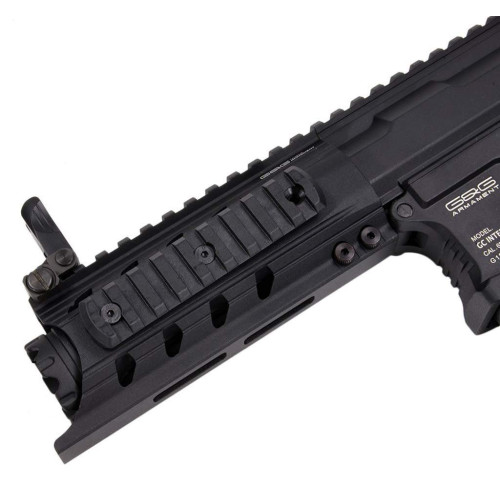 Планка DLG Tactical (DLG-112) для M-LOK, профиль Picatinny/Weaver (9 слотов) черная фото 2