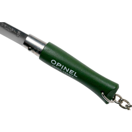 Ніж Opinel Keychain №4 Inox зелений фото 7