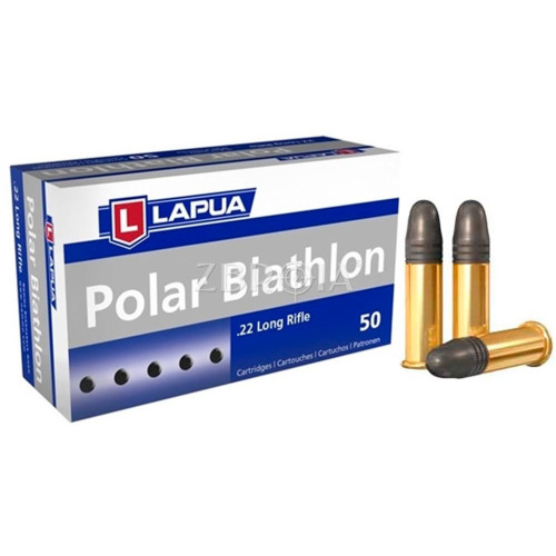 Патрон Lapua Polar Biathlon кал. 22 LR куля LRN, маса 2.59 гр/40 гран фото