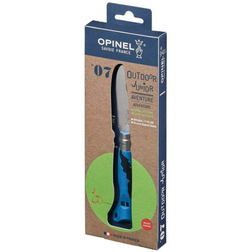 Нож Opinel №7 "Outdoor Junior" голубой фото 4
