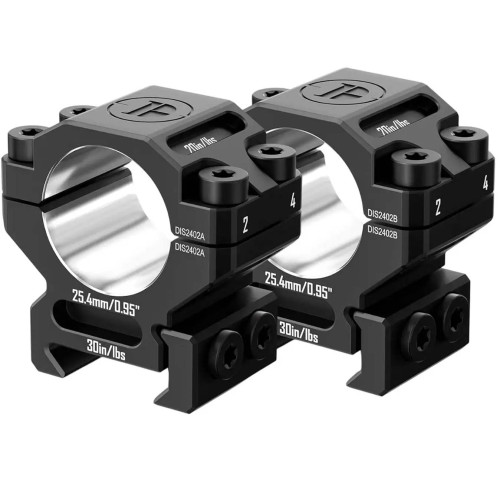 Кольца Discovery Optics 7075 (25.4 мм) Low на Weaver/Picatinny. ВН – 11.3 мм фото