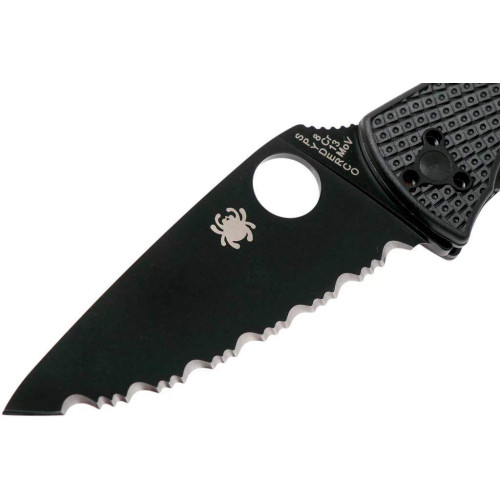Ніж Spyderco Tenacious Lightweight Black (C122SBBK) фото 4