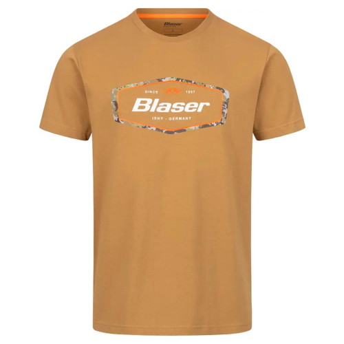 Футболка Blaser Active Outfits Badge T 24 (XL, Песочный) фото