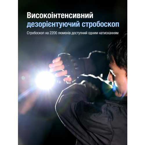 Ультратонкий фонарь (кастет) Klarus FlatTac X1 4200 лм/2700 mAh. Black фото 19