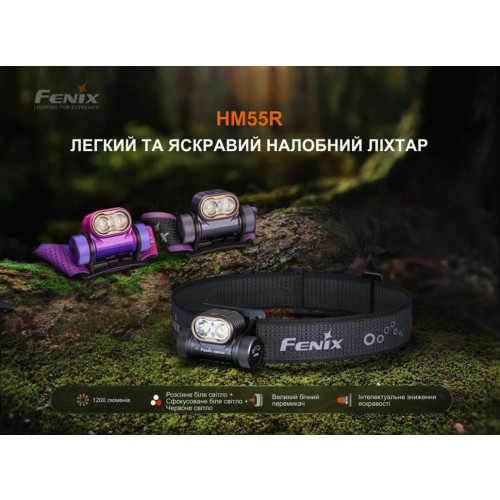 Фонарь налобный Fenix HM55R фото 5