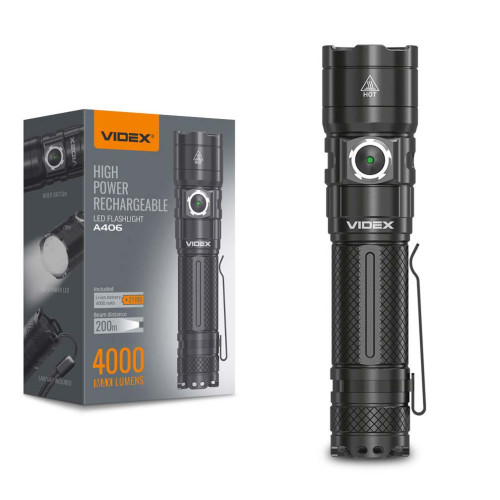 Портативный светодиодный фонарь VIDEX VLF-A406 фото 2