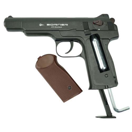 Пневматический пистолет BORNER APS Blowback фото 3