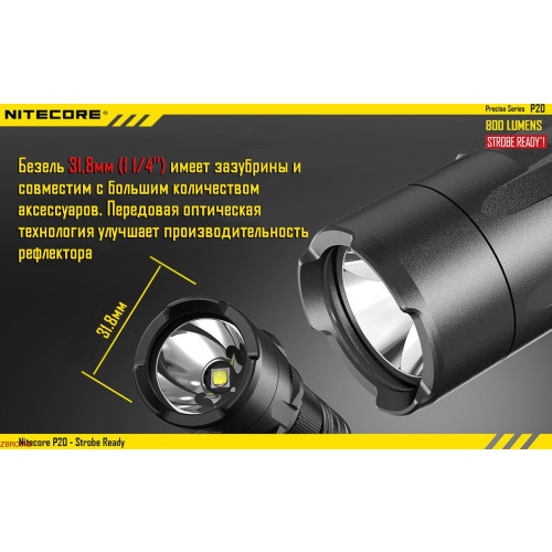 Ліхтар Nitecore P20 фото 14