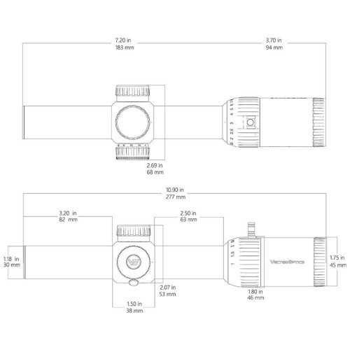 Оптичний приціл Vector Optics Constantine 1-10x24 Illum SFP фото 6