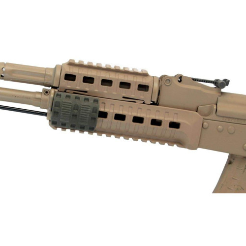 Защитная накладка DLG Tactical (DLG-063) 5 см на планку Picatinny (полимер) олива фото 2