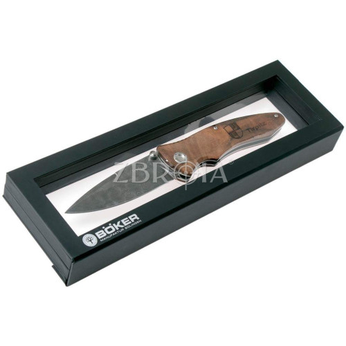 Ніж Boker Tirpitz Damascus Wood фото 9