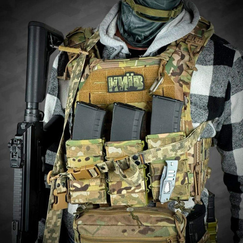 Ремень оружейный трехточечный RAGNAROK «Hel» Gen.II carbine Пиксель фото 4