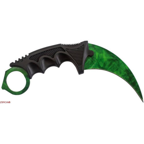 Нож CS GO Karambit Night Green фото 2