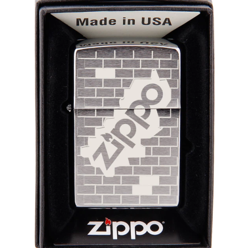 Запальничка ZIPPO 200502 zippo logo фото 2