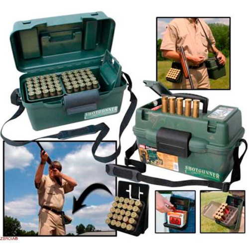 Кейс MTM Shotgun Hunter Case на 100 патронов кал. 12/76 фото 2