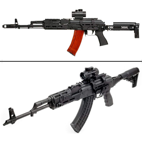 Цівка Leapers UTG PRO Super Slim M-LOK для АК-47/74/АКМ (алюміній) чорна фото 3