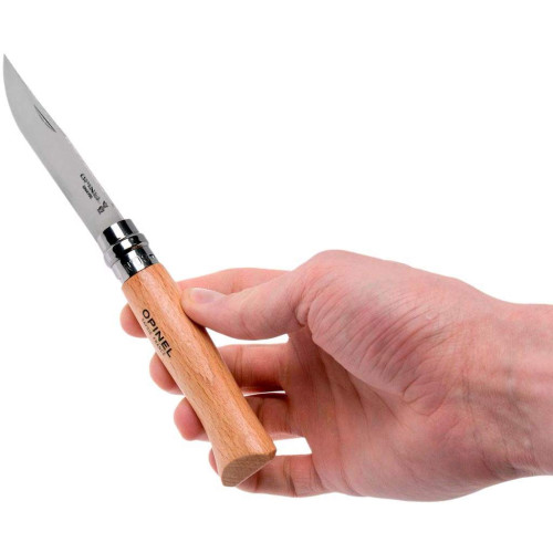 Ніж Opinel №8 Inox бук (з чохлом) фото 7