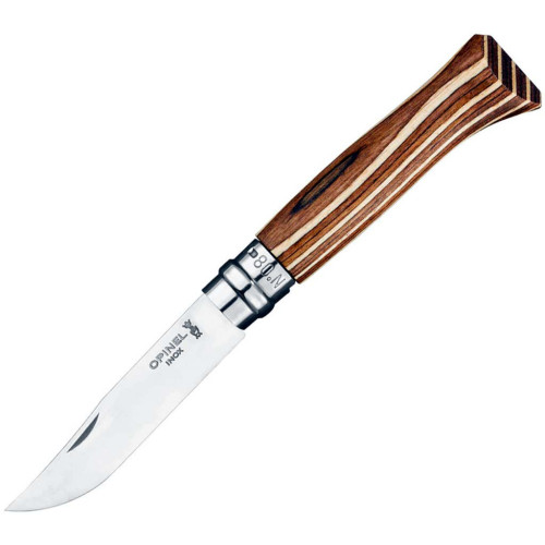 Ніж Opinel №8 VRI Laminated коричневий фото