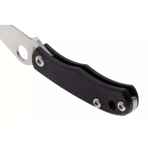 Ніж Spyderco Bug 12C27 G-10 Black (C133GBKP) фото 4