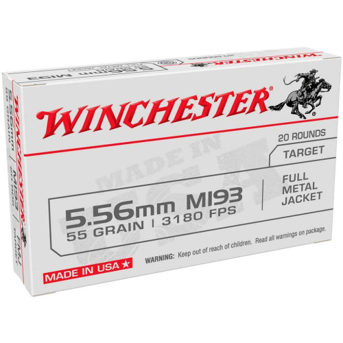 Патрон Winchester кал. 223 Rem куля FMJ, маса 3.56 гр/55 гран фото 2