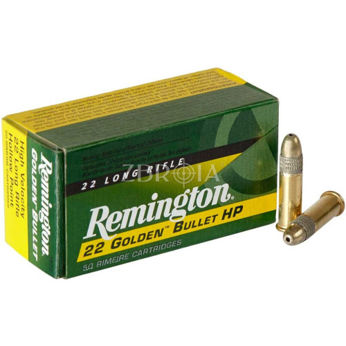 Патрон Remington Golden Bullet High Velocity кал. 22 LR куля HP, маса 2.33 гр/ 36 гран фото