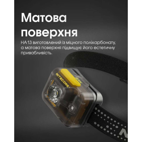 Ліхтар налобний Nitecore HA13 фото 5