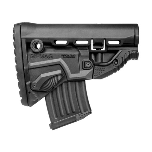 Приклад FAB Defense GK-MAG для АК с магазином на 10 патронов (без буферной трубы) черный фото 2