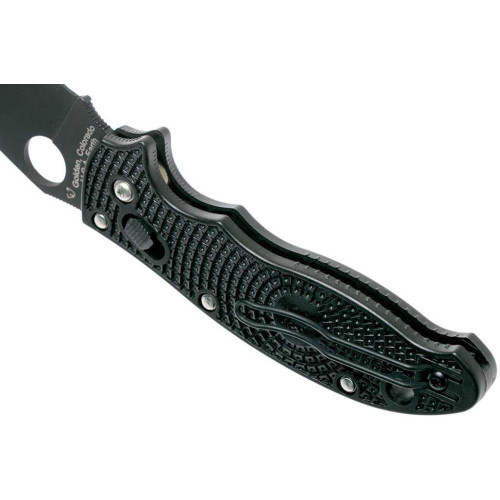 Ніж Spyderco Manix 2 Black Blade (C101PBBK2) фото 5