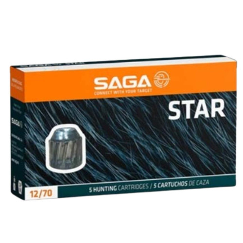 Пулевой патрон Saga STAR кал. 12/70 масса 31 г фото