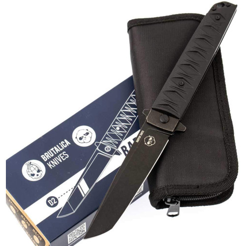 Нож Brutalica Badyuk-Tanto Black Blackwash фото 7