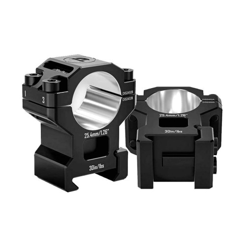 Кільця Discovery Scope Mount Rings 7075AL (25.4 мм) Medium на Picatinny. ВН - 19.3 мм фото 3