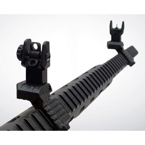 Набор: угловые целик и мушка DLG Tactical (DLG-185) OFFSET High Profile на планку Picatinny фото 8