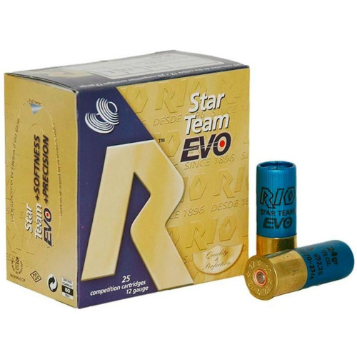 Патрон RIO Star Team EVO 24 кал. 12/70 дробь №9, навеска 24 гр фото