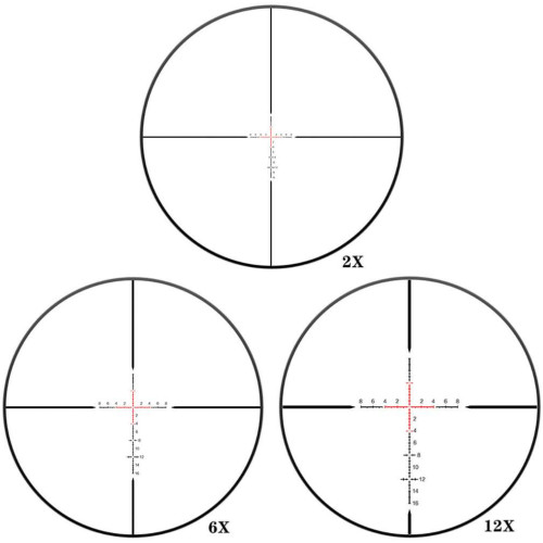 Прицел Discovery Optics HD 2-12x24 SFIR FFP (30 мм, подсветка) фото 8