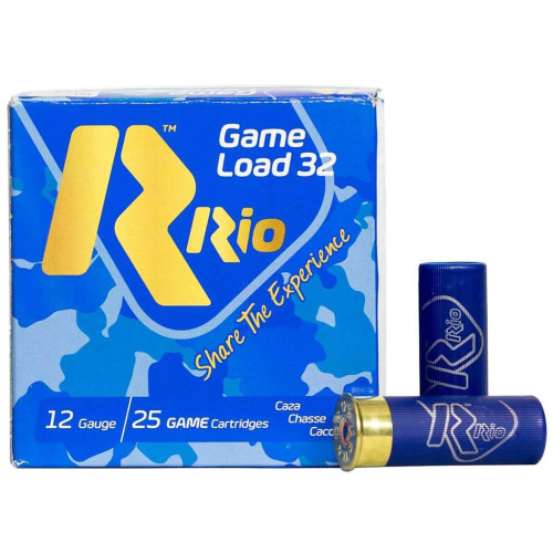 Патрон RIO Game Load-32 NEW кал. 12/70 дробь №2/0, навеска 32 гр фото 2