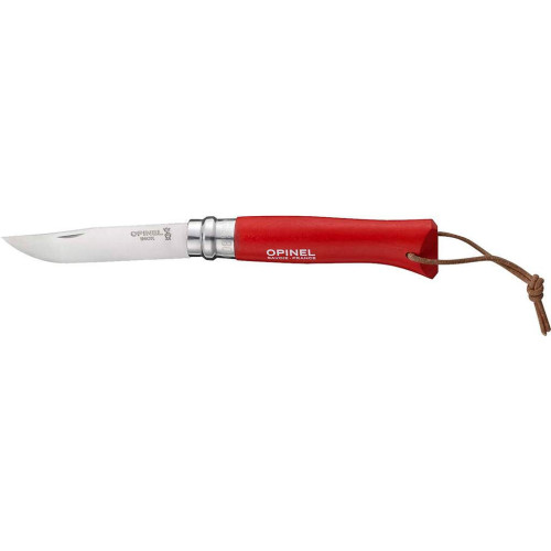 Нож Opinel №8 Inox Trekking красный фото 2