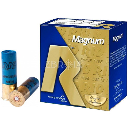 Патрон RIO Magnum кал. 12/76 дробь №4/0, навеска 50 гр фото