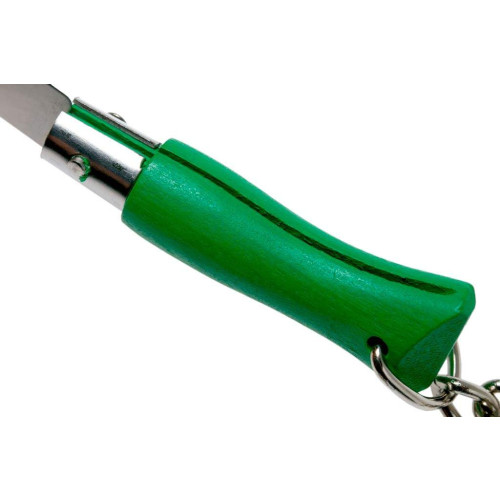 Нож Opinel Keychain №2 Inox зеленый фото 5