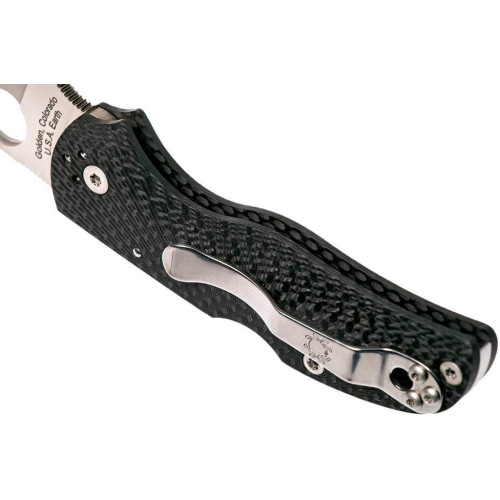 Ніж Spyderco Native 5 Fluted Carbon S90V (C41CFFP5) фото 5