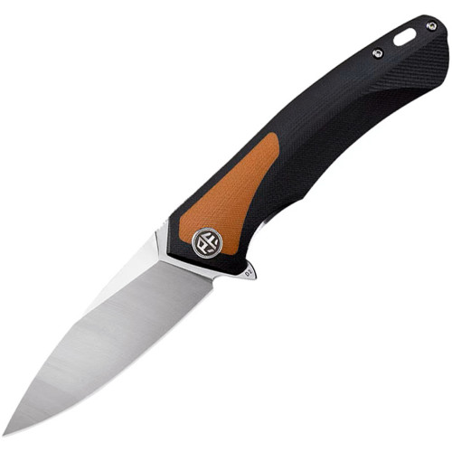 Нож Petrified Fish Pub Black/Brown G10, Satin (PF838BRS) фото