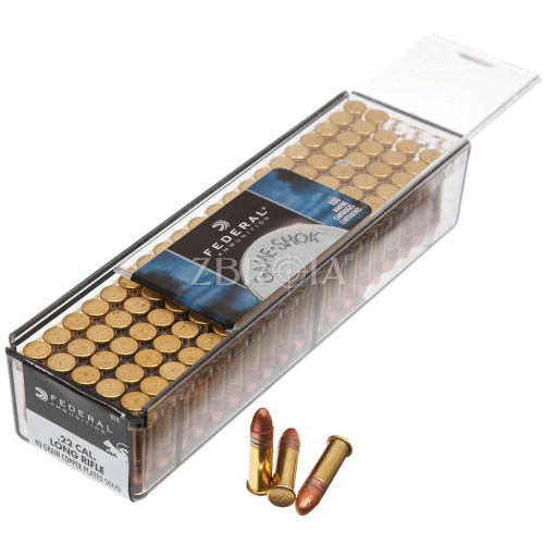 Патрон Federal Game-Shok кал. 22 LR куля CPRN, маса 2.59 гр/40 гран (уп. 100 шт) фото