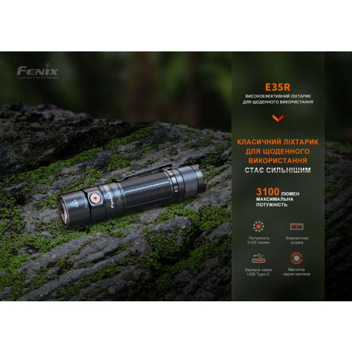 Фонарь ручной Fenix E35R фото 5