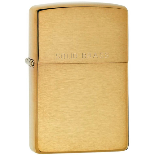 Запальничка ZIPPO 204 Br Fin Solid Brass фото 2