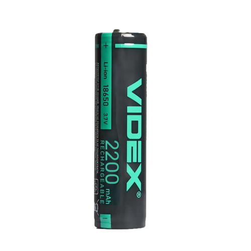 Аккумулятор Videx 18650 Li-Ion 2200mAh с защитой фото