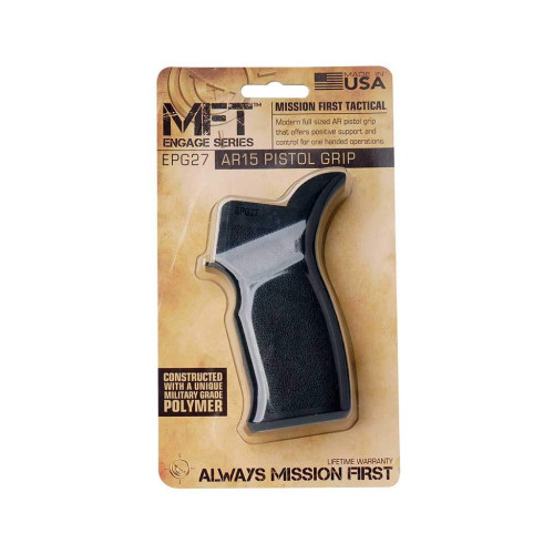Пистолетная рукоятка MFT EPG27 для AR-15/M16 (полимер) черная фото 2