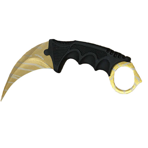 Керамбит  CS GO  Gold Stripe фото