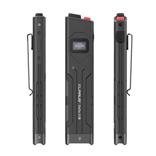 Ультратонкий фонарь Klarus FlatTac X1 4200 лм/2700 mAh. Black фото 3